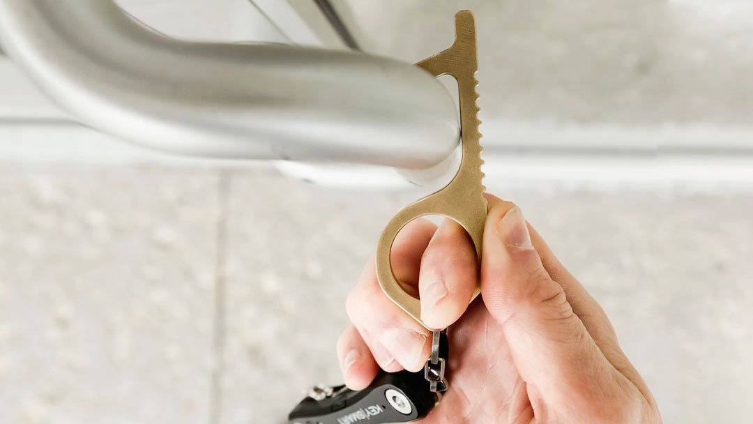 KEY SMART Schlüsselanhänger KS904-BRS CleanKey Messing 1St.