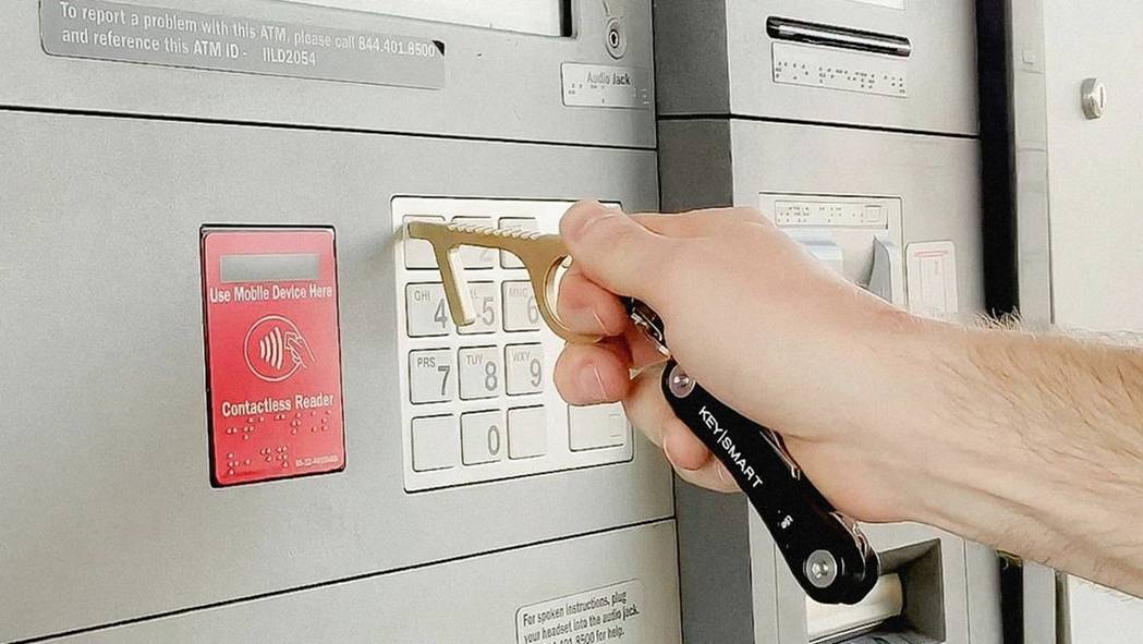 KEY SMART Schlüsselanhänger KS904-BRS CleanKey Messing 1St.