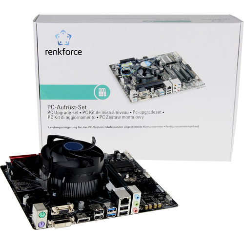 Renkforce;Kit tuning PC;Intel® Pentium® Gold;G5400(2 x;3.7 GHz ) 8 GB;Intel UHD Graphics;610;Micro-ATX