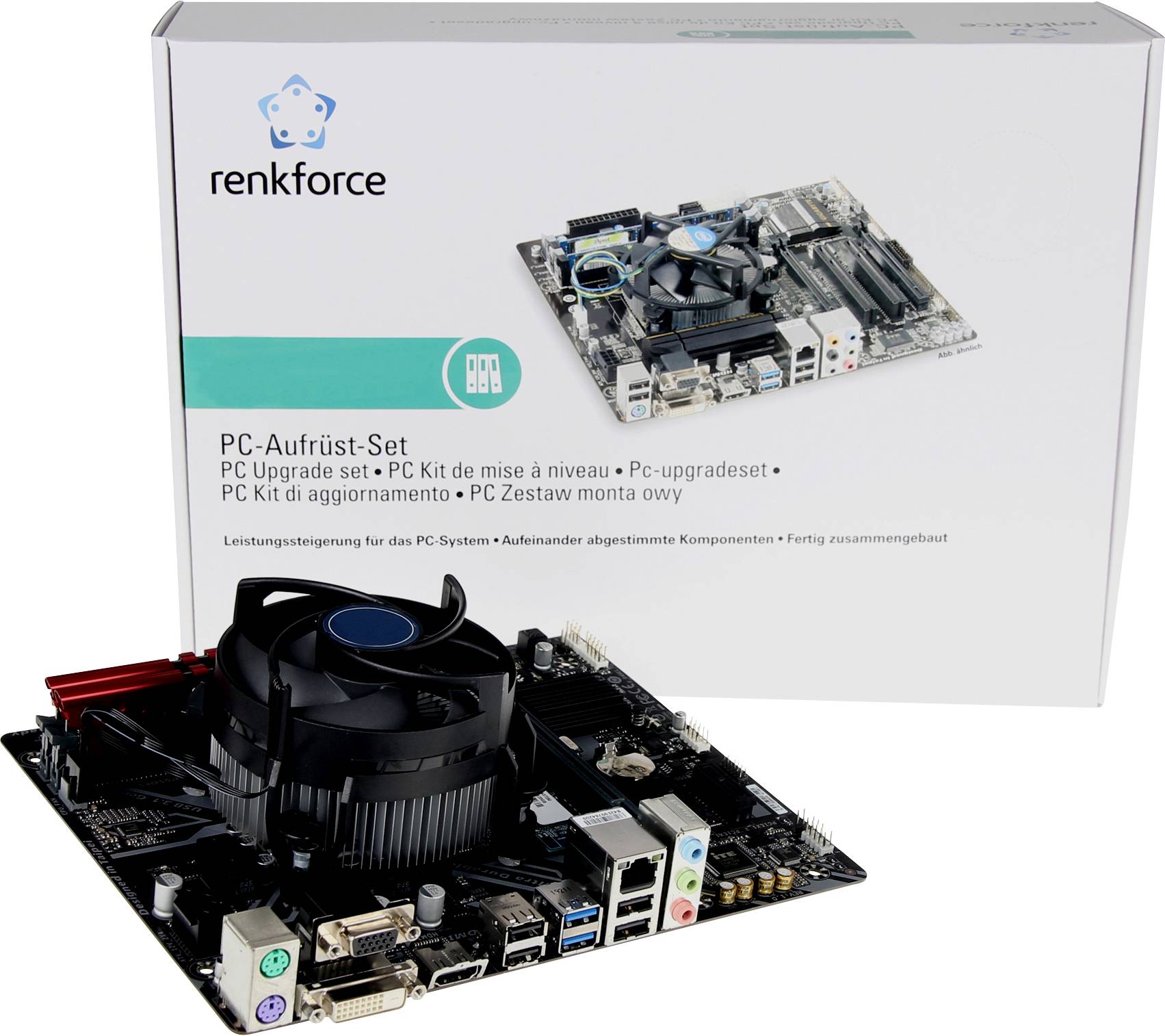 Renkforce PC Tuning-Kit Intel® Core™ i3 I3-8100 (4 x 3.6 GHz) 16 GB Intel UHD Graphics 630 Micro-A