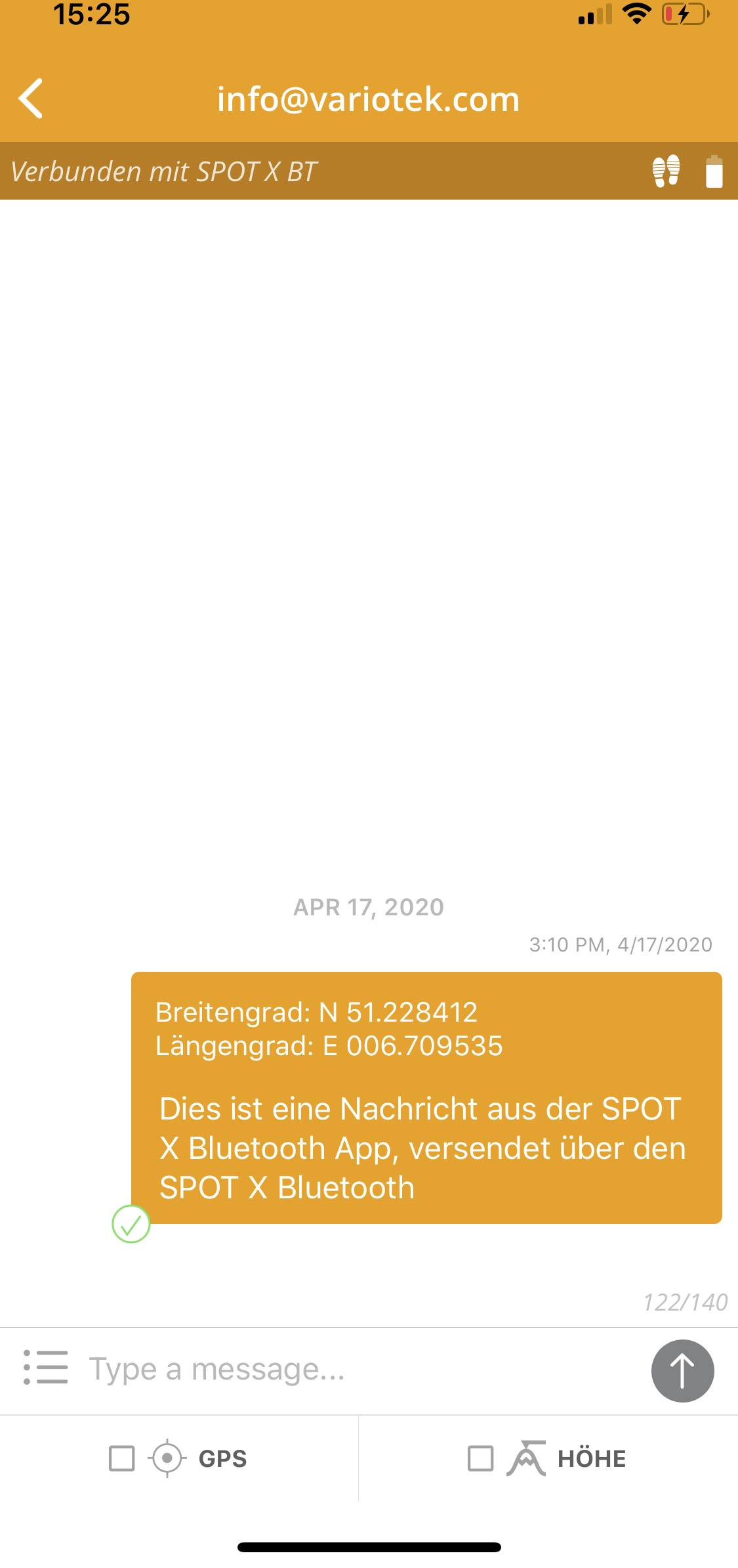 Spot SPOTXB Satelliten-Messenger