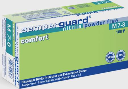 Semperguard Nitrile Powder Free Comfort Gr. L 816781637/3000001645 