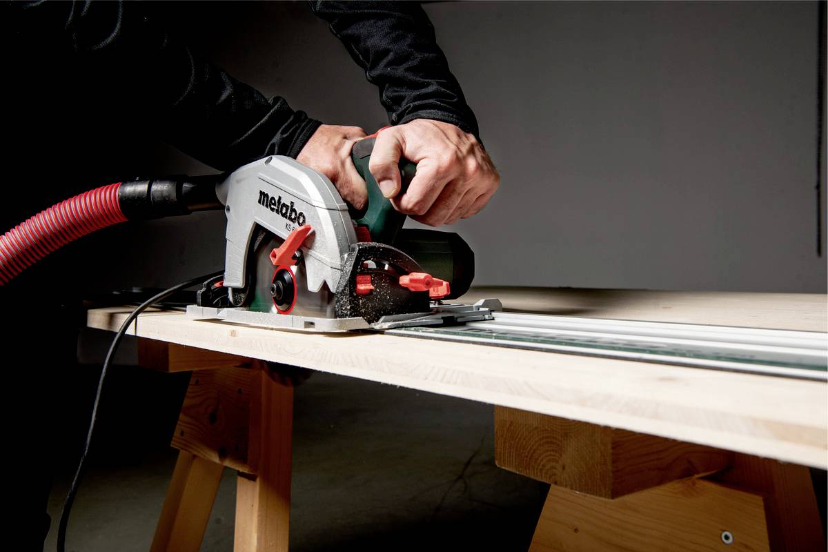 Metabo Set KS 66 FS + FS 160 Handkreissäge Schnitttiefe max. (90°) 66mm 1500W