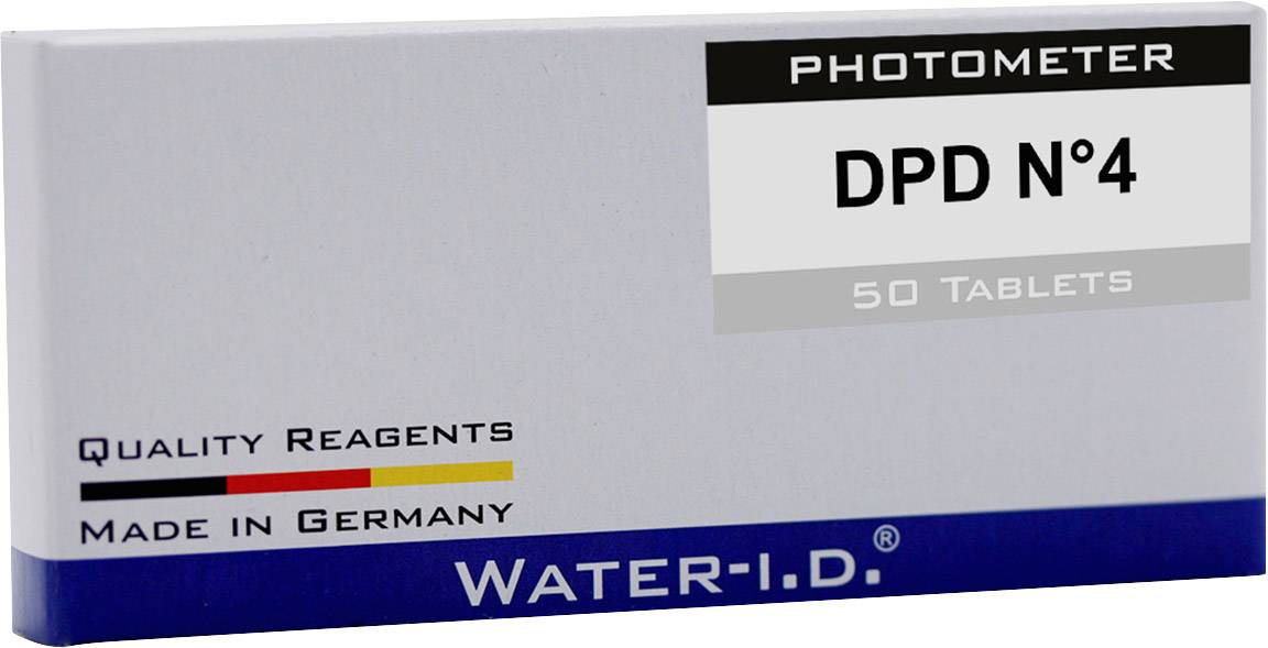 Water ID 50 Tabletten DPD N°4für PoolLAB Tabletten