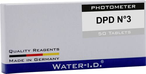 Water ID 50 Tabletten DPD N°3 für PoolLAB Tabletten