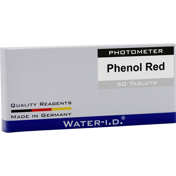 Water ID 50 Tabletten Phenol Rot für PoolLAB Tabletten