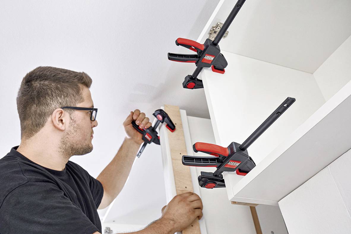 Bessey Einhand-Tischzwingen 2er Set EZR15-6 EZR15-6SET Spann-Weite (max.):150mm Ausladungs-Maße:60mm