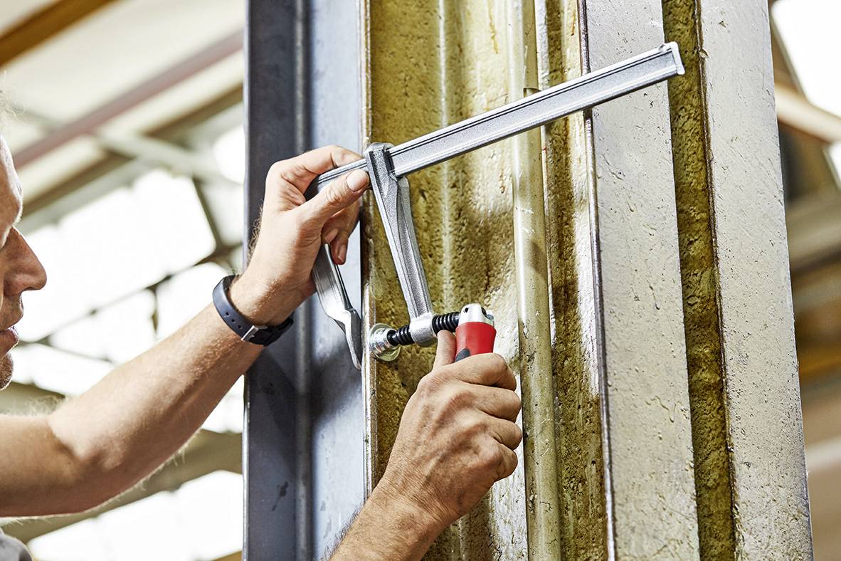 Bessey Ganzstahl-Schraubzwinge GZ30-12KG Spann-Weite (max.): 300mm Ausladungs-Maße:120mm