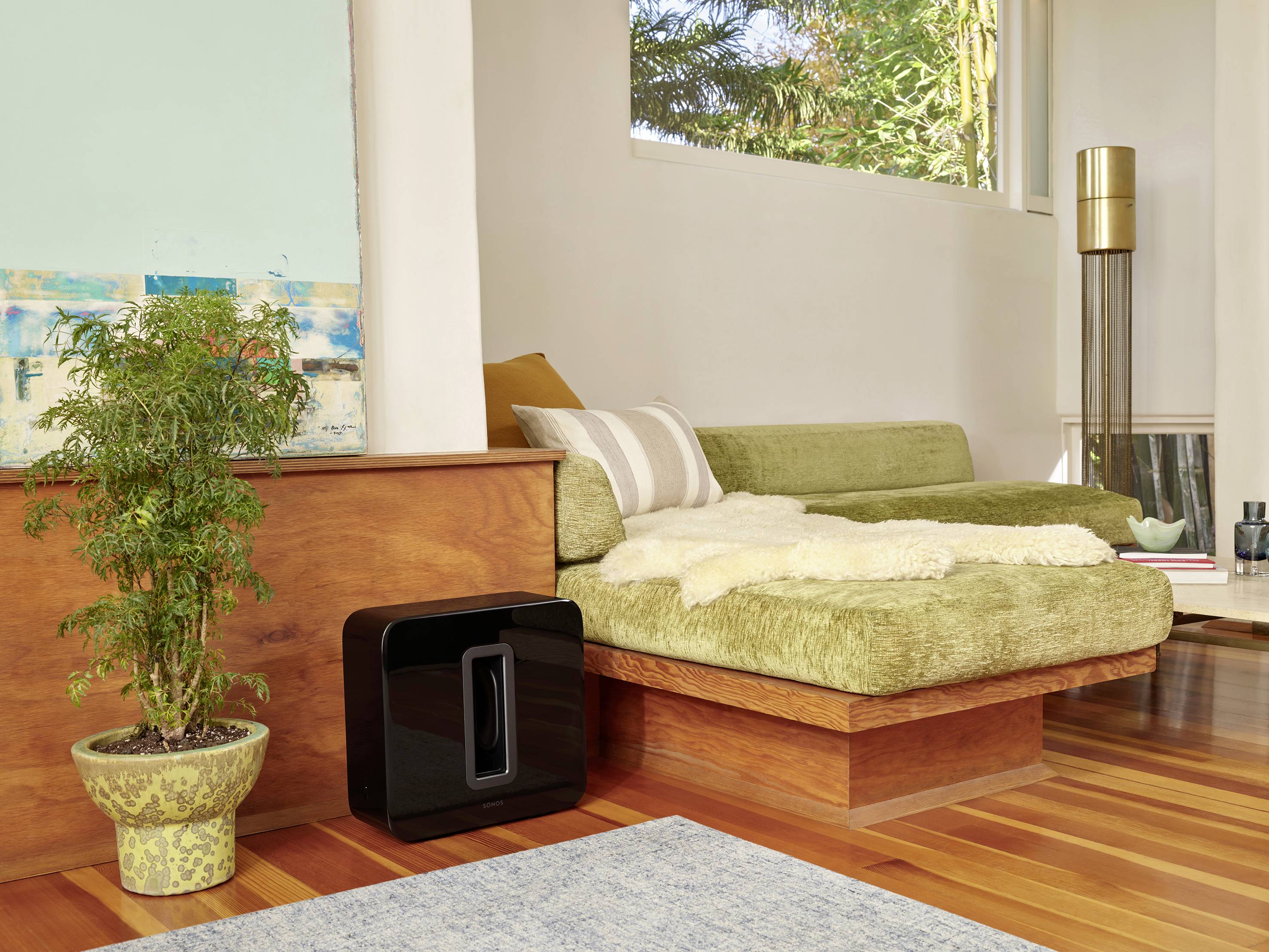 Sonos Sub Multiroom Lautsprecher Subwoofer WLAN, LAN WLAN Schwarz