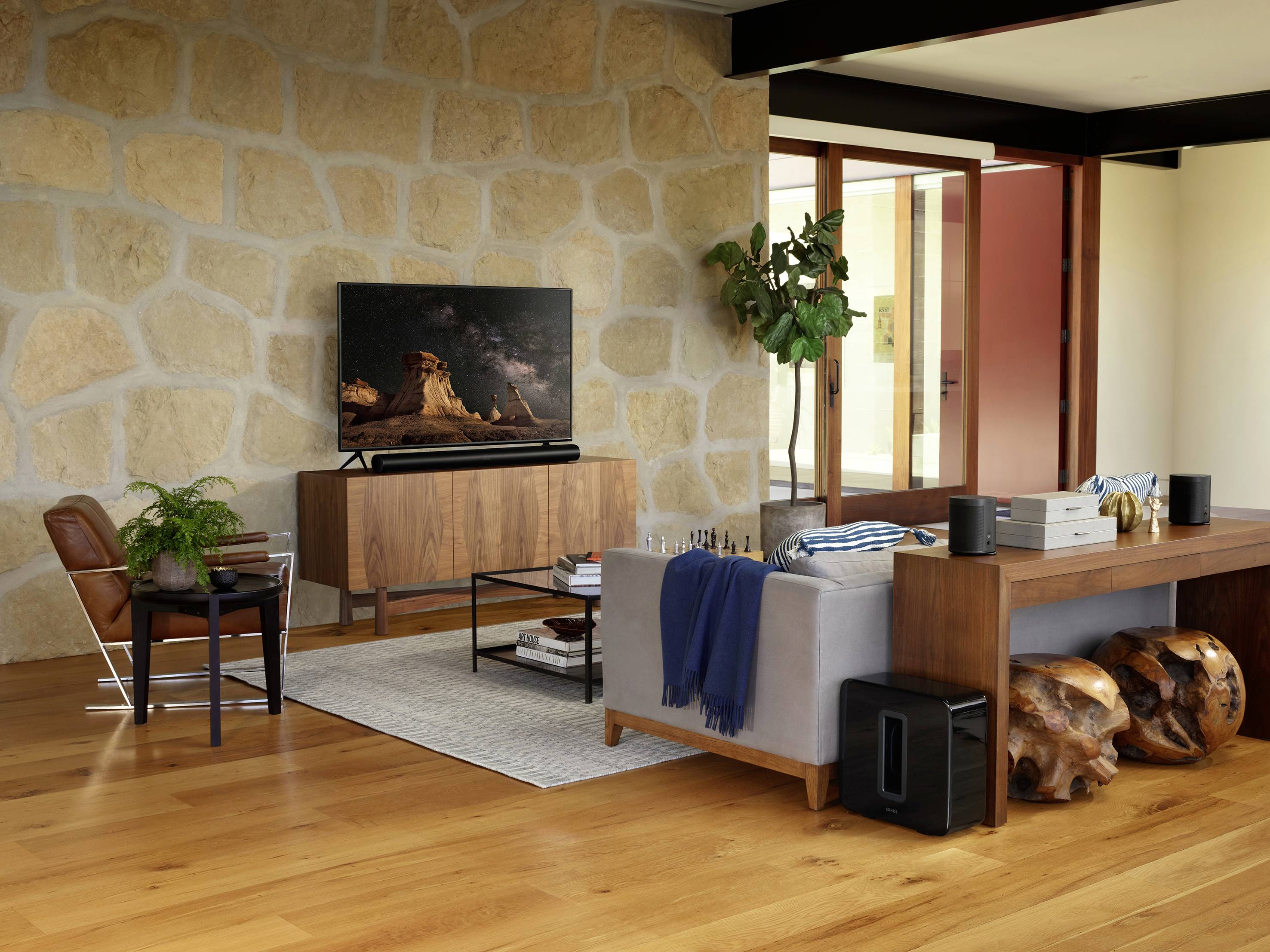 Sonos Sub Multiroom Lautsprecher Subwoofer WLAN, LAN WLAN Schwarz