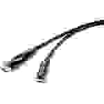 Renkforce USB-C® / HDMI Adapterkabel USB-C® Stecker, HDMI-A Stecker 30.00 m Schwarz RF-4531596 Rund