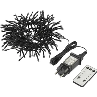 Sygonix Weihnachtsbaum-Beleuchtung Innen/Außen 230 V/50Hz 200 SMD LED Warmweiß Leuchtmodus einstellbar, mit Fernbedienung Sygonix Weihnachtsbaum-Beleuchtung Innen/Außen 230 V/50Hz 200 SMD LED Warmweiß Leuchtmodus einstellbar, mit Fernbedienung