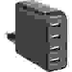VOLTCRAFT SPAS-4800/4-N USB-Ladegerät 24W Steckdose Ausgangsstrom (max.) 4800mA Anzahl Ausgänge: 4 x USB