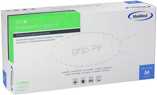 MAI MED grip PF 74415 100 St. Einweghandschuh Größe (Handschuhe): S EN 455