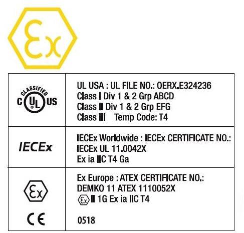 STAK ATEX 1W OSRAM Taschenlampe Ex Zone: 0 60 lm 130 m