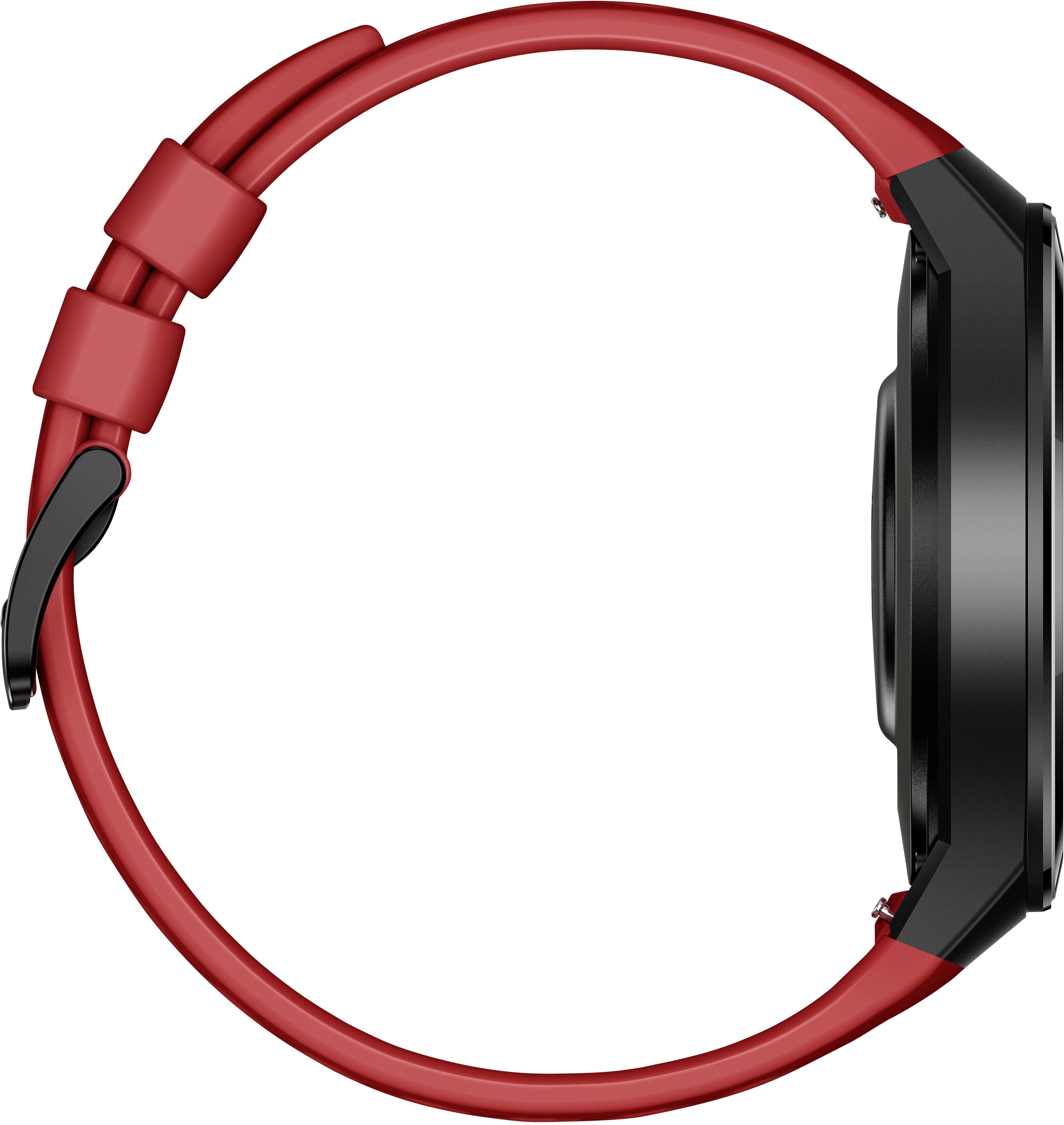 HUAWEI Watch GT 2e Smartwatch 35 mm Lava, Rot, Schwarz