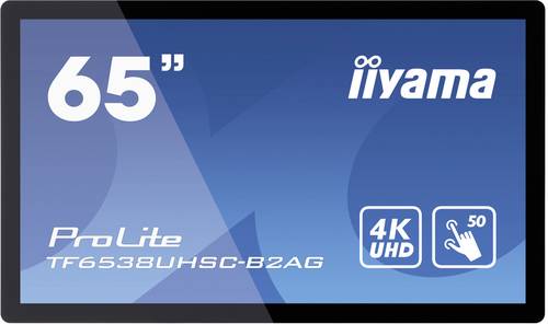Iiyama PROLITE TF6538UHSC-B2AG Digital Signage Display EEK: B (A+++ - D) 164cm 65 Zoll 3840 x 2160 P