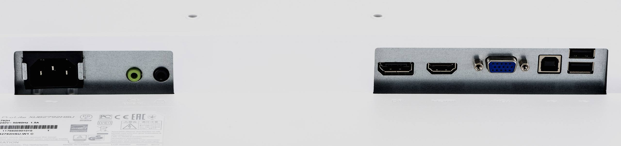 Iiyama PROLITE XUB2792HSU-W1 LED-Monitor EEK E (A - G) 68.6 cm (27 Zoll) 1920 x 1080 Pixel 16:9 4 ms VGA, HDMI®, DisplayPort, USB 2.0, Kopfhörer (3