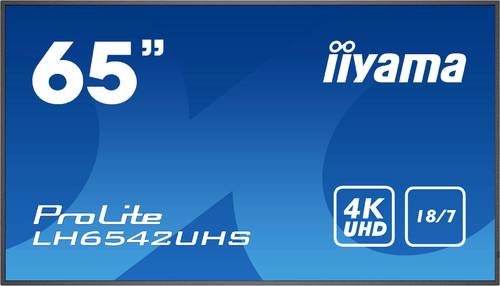 Iiyama PROLITE LH6542UHS-B1 Digital Signage Display EEK: G (A - G) 164cm 65 Zoll 3840 x 2160 Pixel 1