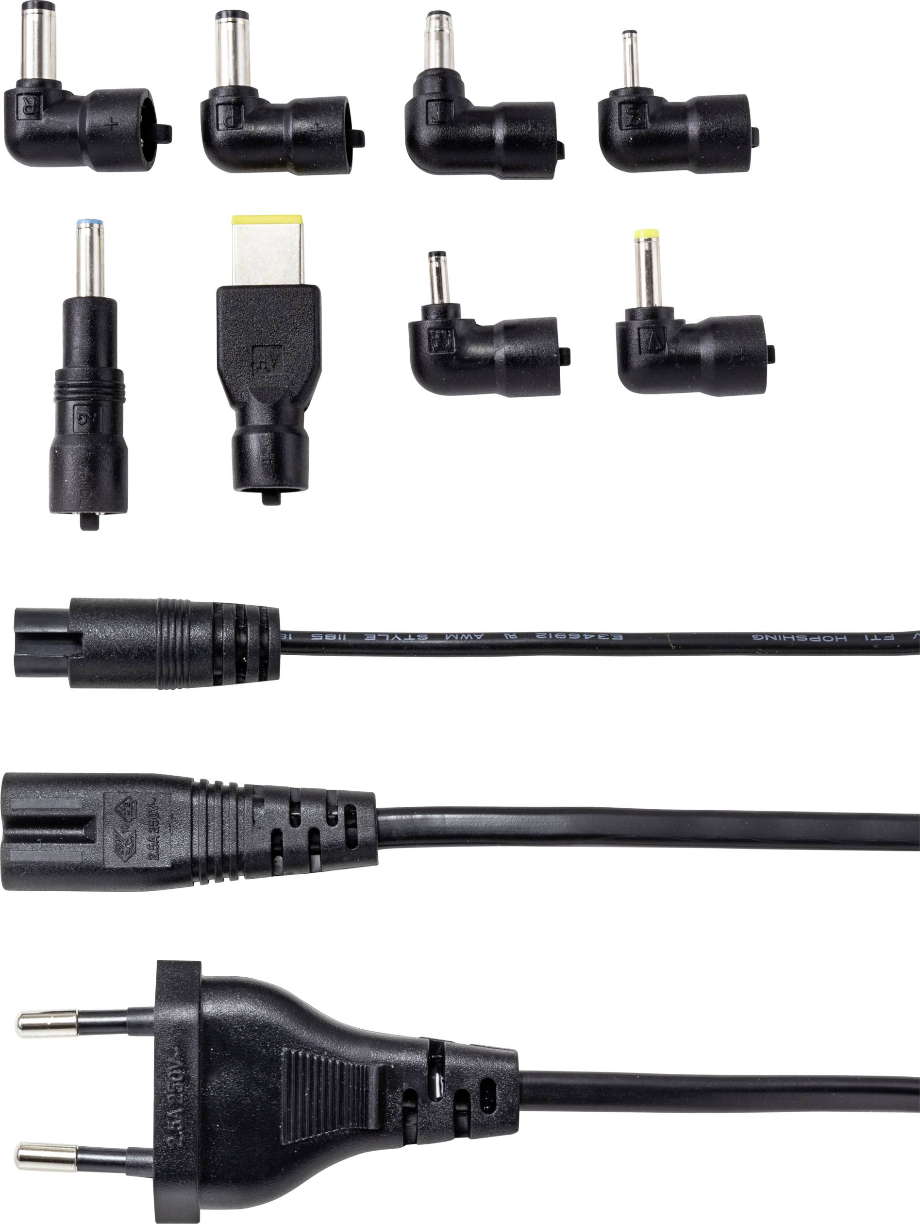 VOLTCRAFT NPS-45-N Notebook-Netzteil 45W 9.5 V/DC, 12 V/DC, 15 V/DC, 18 V/DC, 19 V/DC, 20 V/DC, 5 V/DC 3.3A Ausgangsspannung