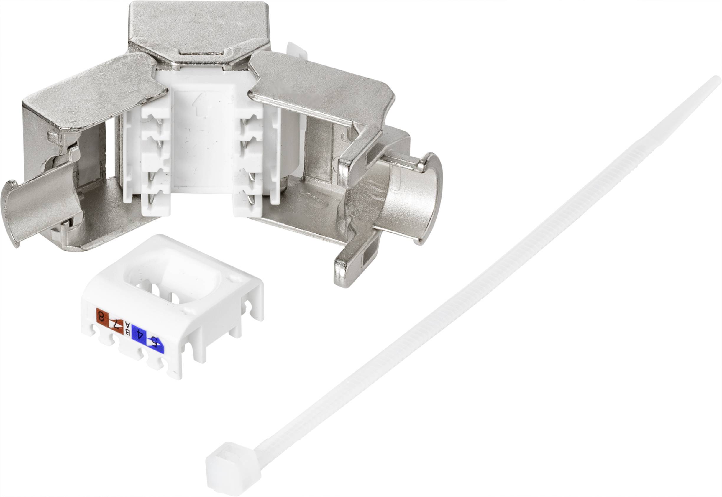 Renkforce Butterfly RJ45-Einbaumodul Keystone CAT 8.1