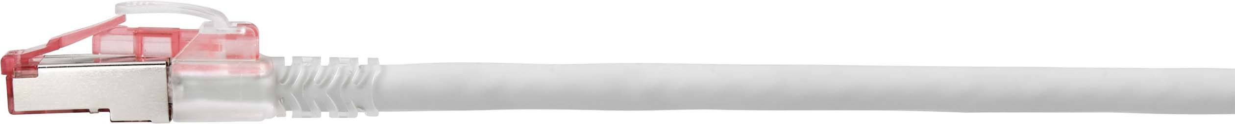 Renkforce RF-4533114 RJ45 Netzwerkkabel, Patchkabel CAT 6a S/FTP 1.00 m Grau verriegelbar 1 St.