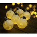 Sygonix Weihnachtsbaum-Beleuchtung Innen 1,5 V 1 SMD LED Warmweiß (Ø) 8 cm mit Fernbedienung