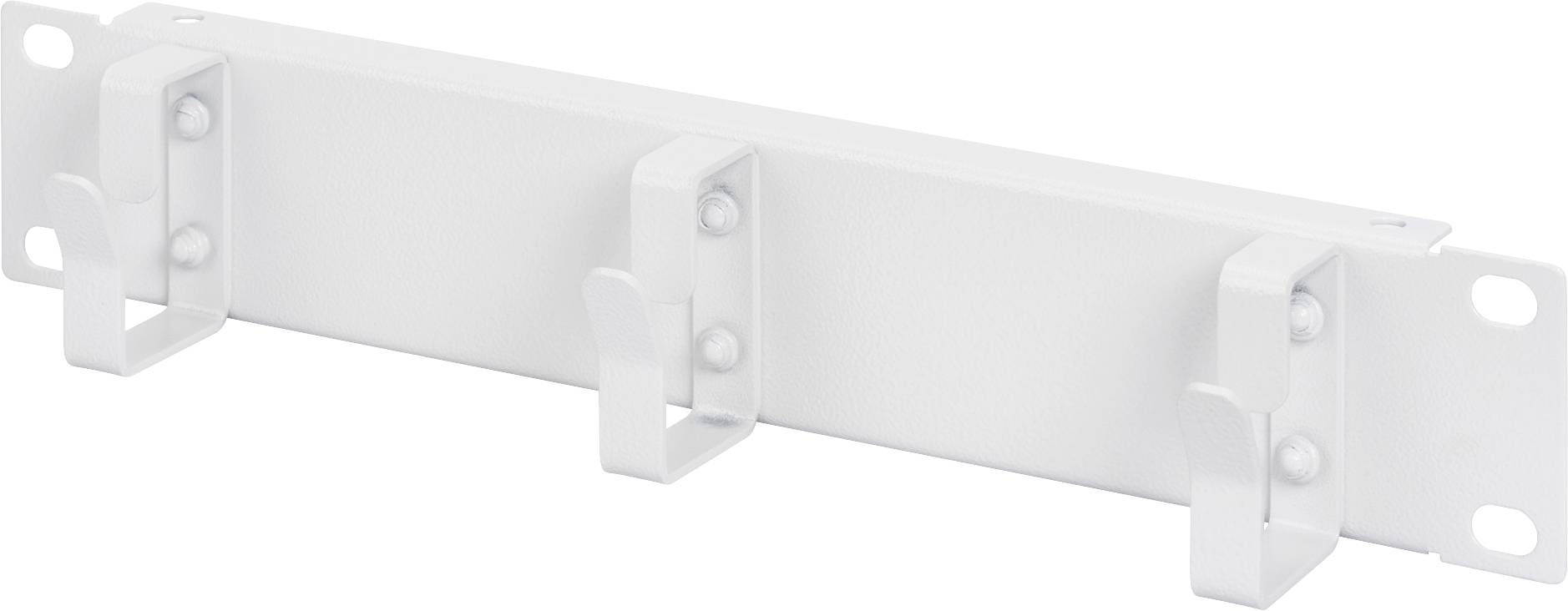 Digitus DN-10 ORG-1U 10 Zoll Netzwerkschrank-Kabelführung Festeinbau Geeignet für Schranktiefe: ab 300 mm Lichtgrau (RAL 7035)