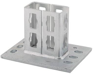 Fischer PSF 82 zl Sattelflansch Stahl 542716 5St.