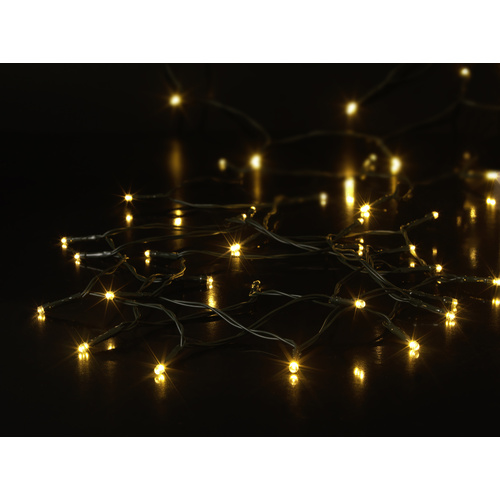 Sygonix SY-4533462 Lichterketten mit Batterien Weihnachtsbaum Innen/Außen batteriebetrieben Anzahl Leuchtmittel 100 SMD LED