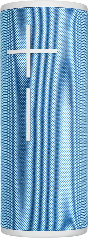UE ultimate ears MEGABOOM 3 Bluetooth® Lautsprecher spritzwassergeschützt, Wasserfest, stoßfest Hellblau, Weiß