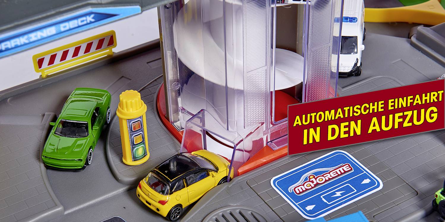 Majorette PKW Modell Parkgarage Fertigmodell Parkgarage