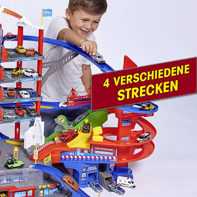 Majorette PKW Modell Parkgarage Fertigmodell Parkgarage