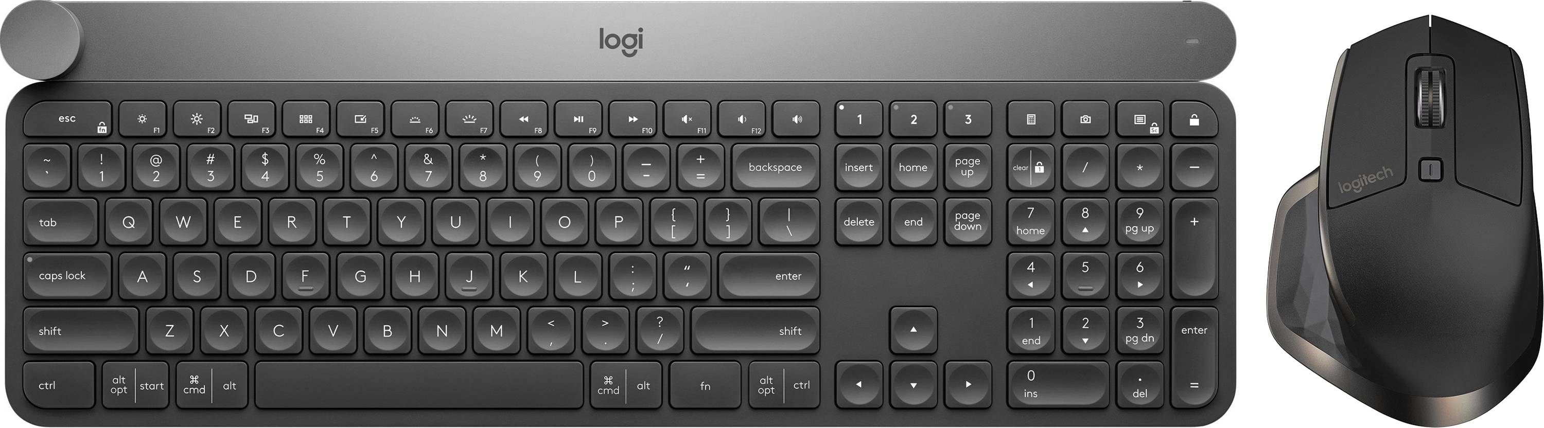 Logitech Craft Advanced + MX Master for Business USB, Funk, Bluetooth® Tastatur, Maus-Set Deutsch