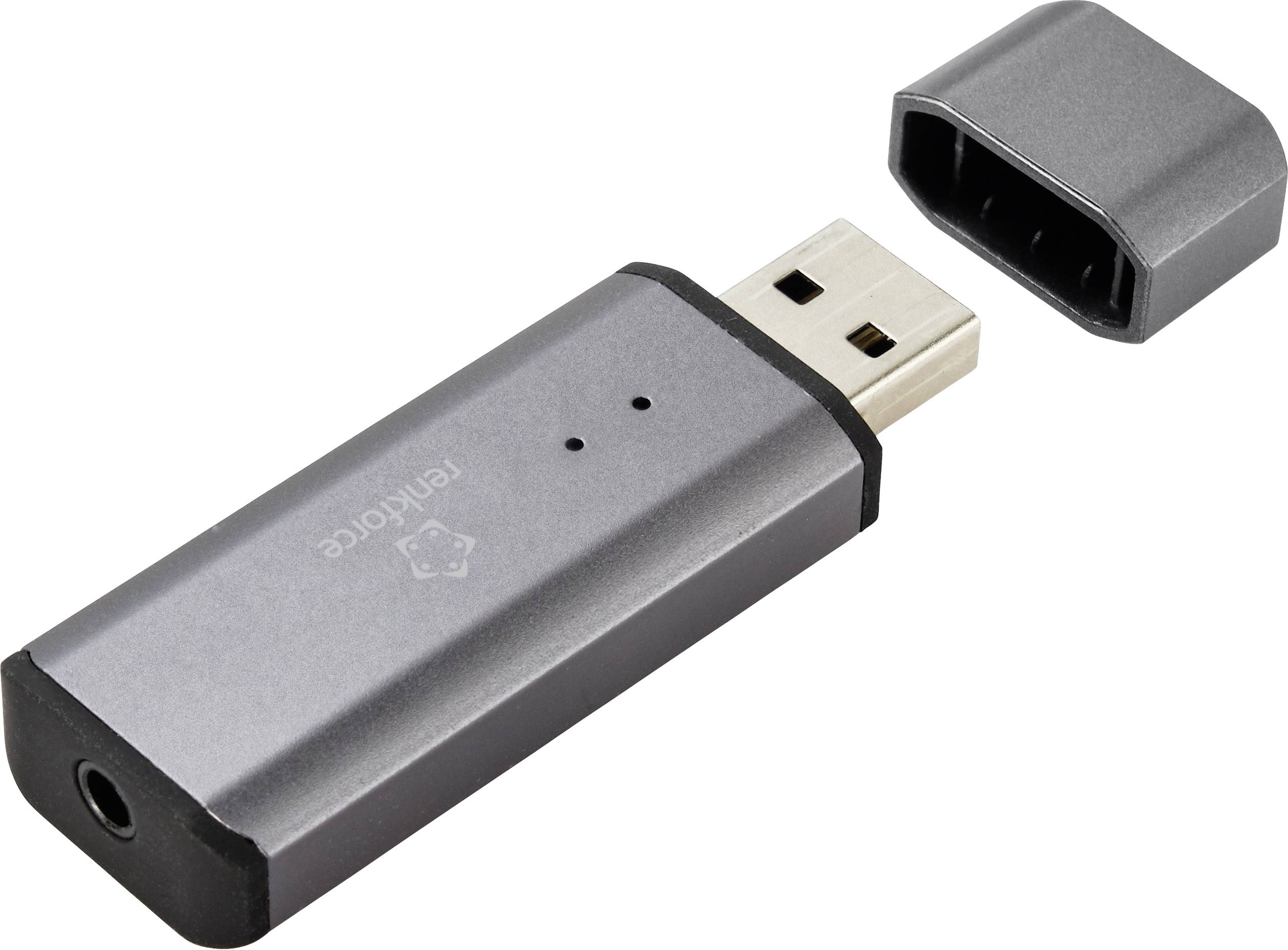 Renkforce RF-UHA-300 Kopfhörerverstärker Grau (matt)