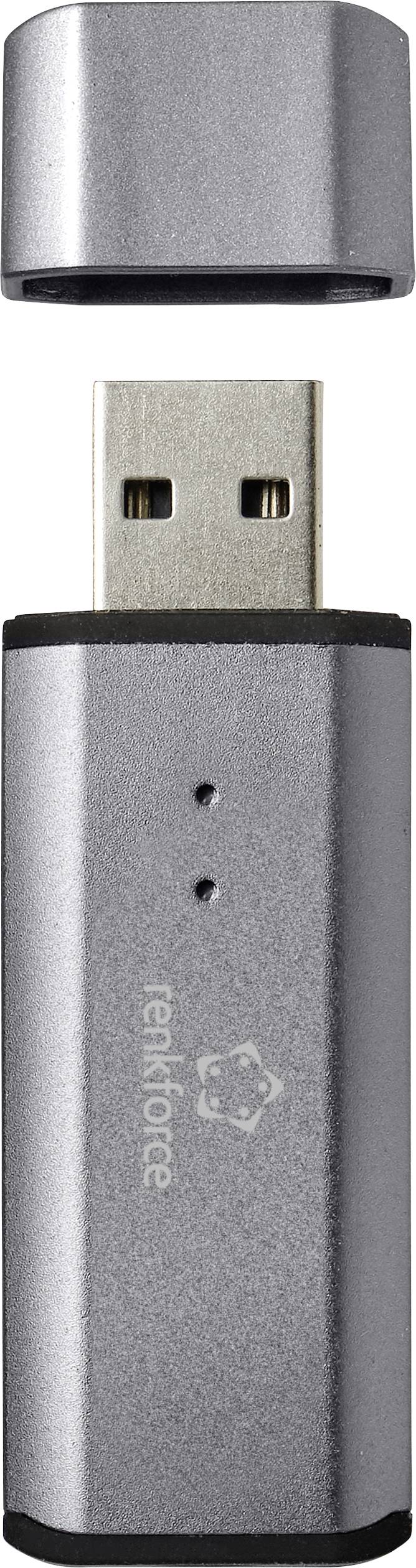 Renkforce RF-UHA-300 Kopfhörerverstärker Grau (matt)