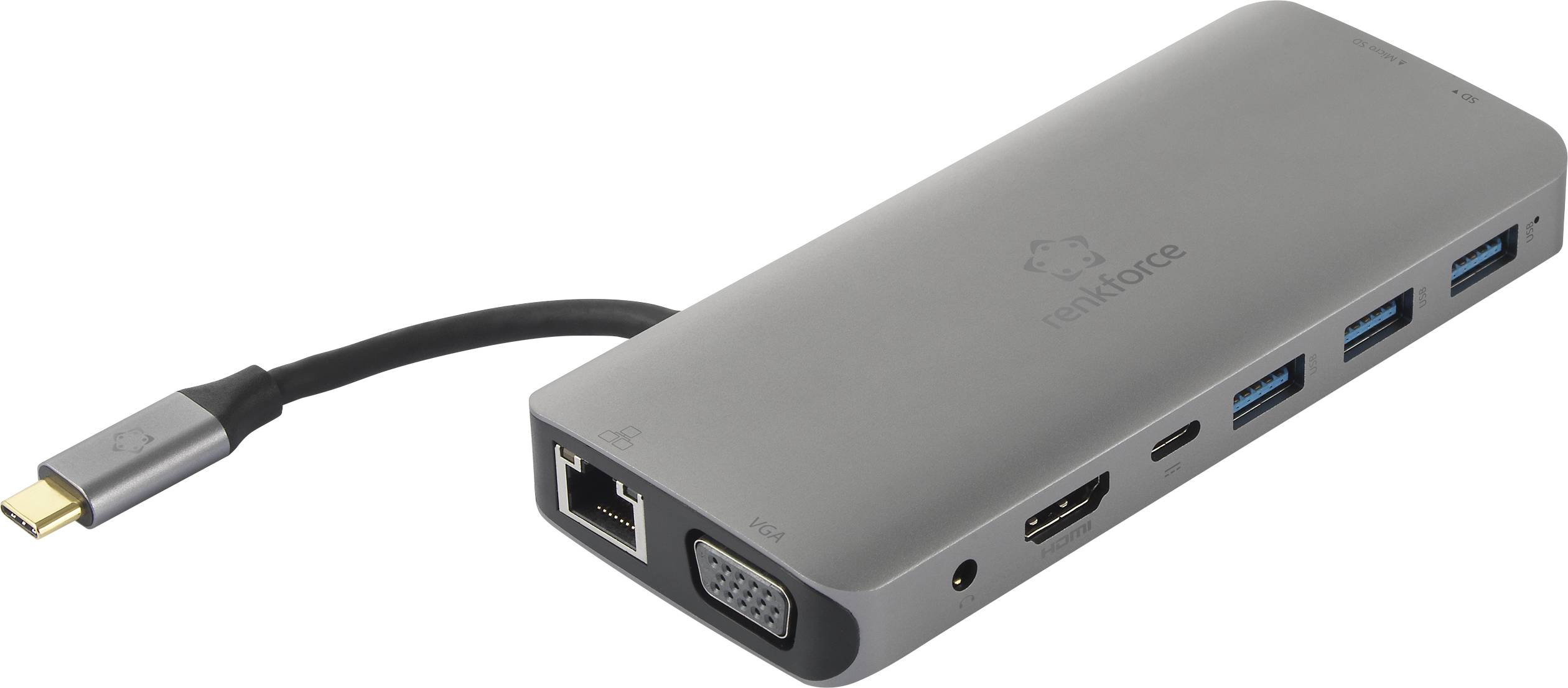 Renkforce RF-4533846 USB-C® Notebook Dockingstation Passend für Marke (Notebook Dockingstations): U