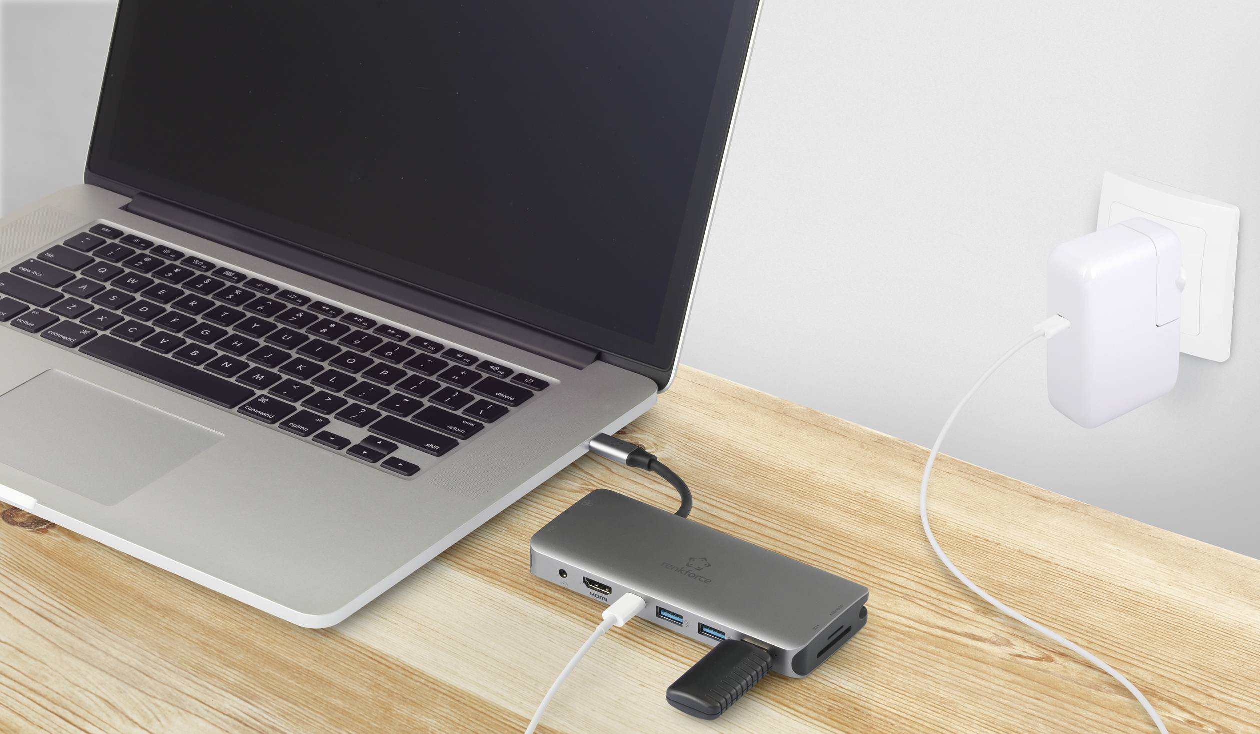 Renkforce RF-4533846 USB-C® Notebook Dockingstation Passend für Marke (Notebook Dockingstations): U