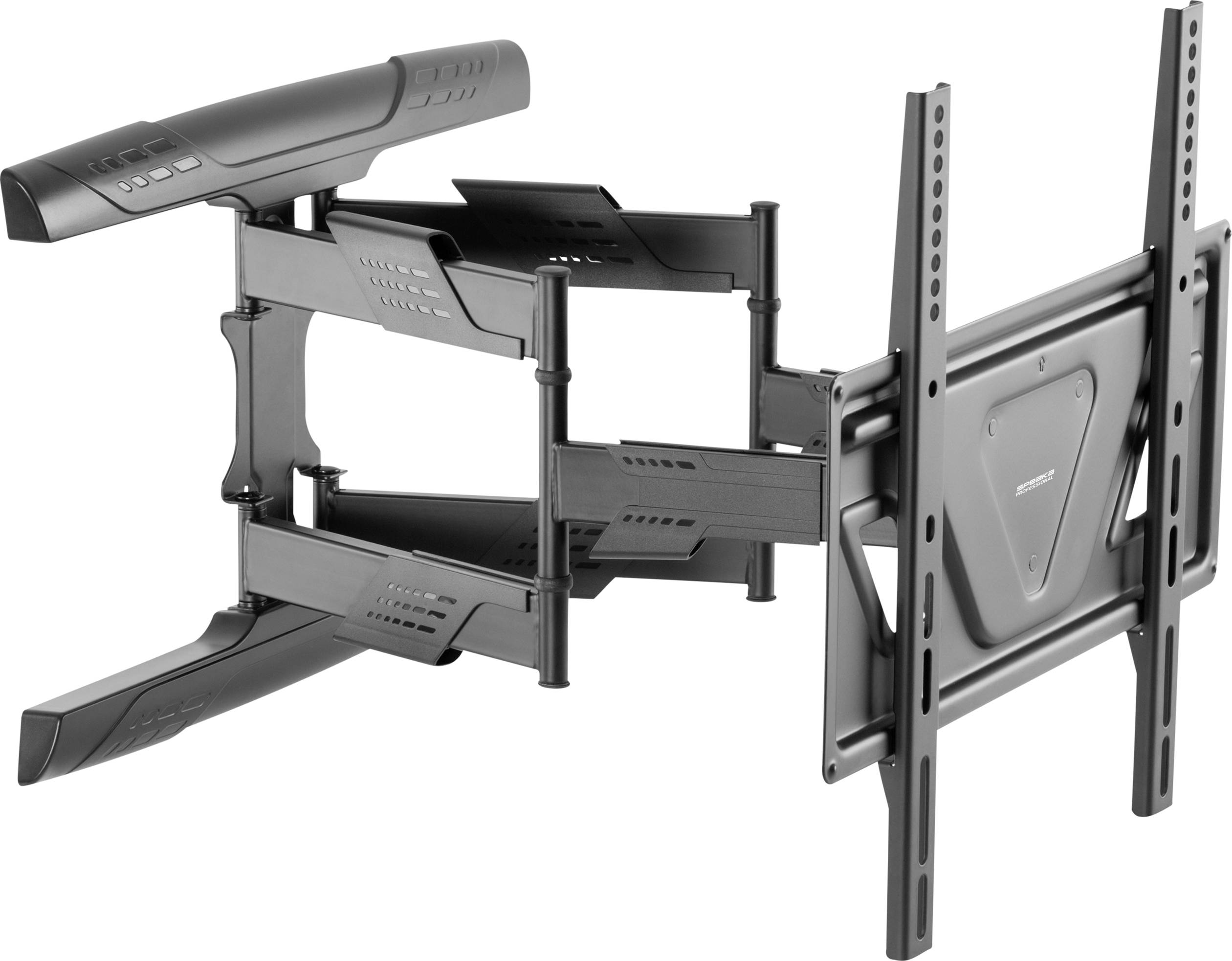 SpeaKa Professional TV-Wandhalterung Geeignet für Curved-TV's 81,3cm (32") - 177,8cm (70") Neigbar, Schwenkbar, Ausziehbar
