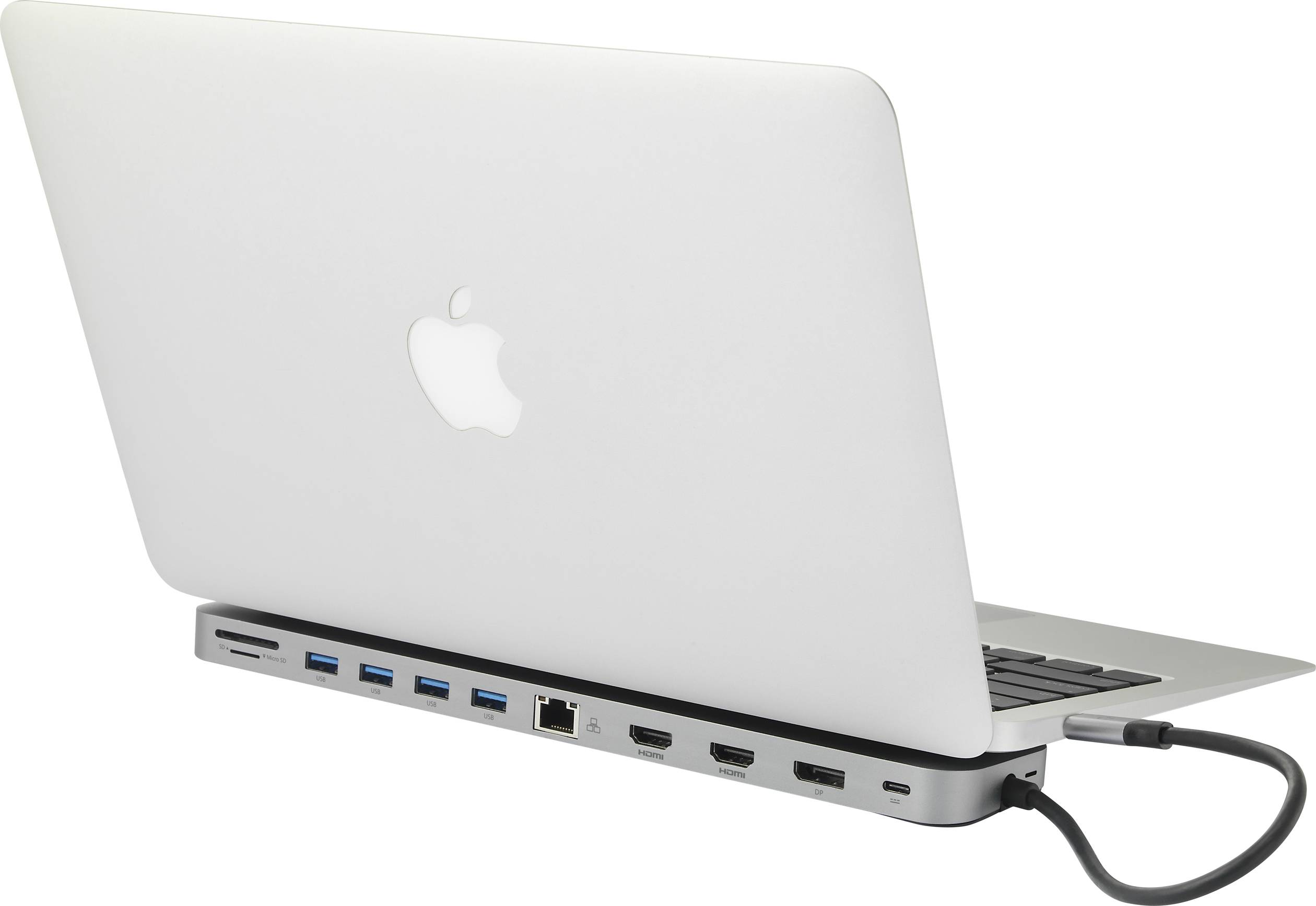 Renkforce RF-4533888 USB-C® Notebook Dockingstation Passend für Marke (Notebook Dockingstations): Universal, Apple MacBook inkl. Ladefunktion