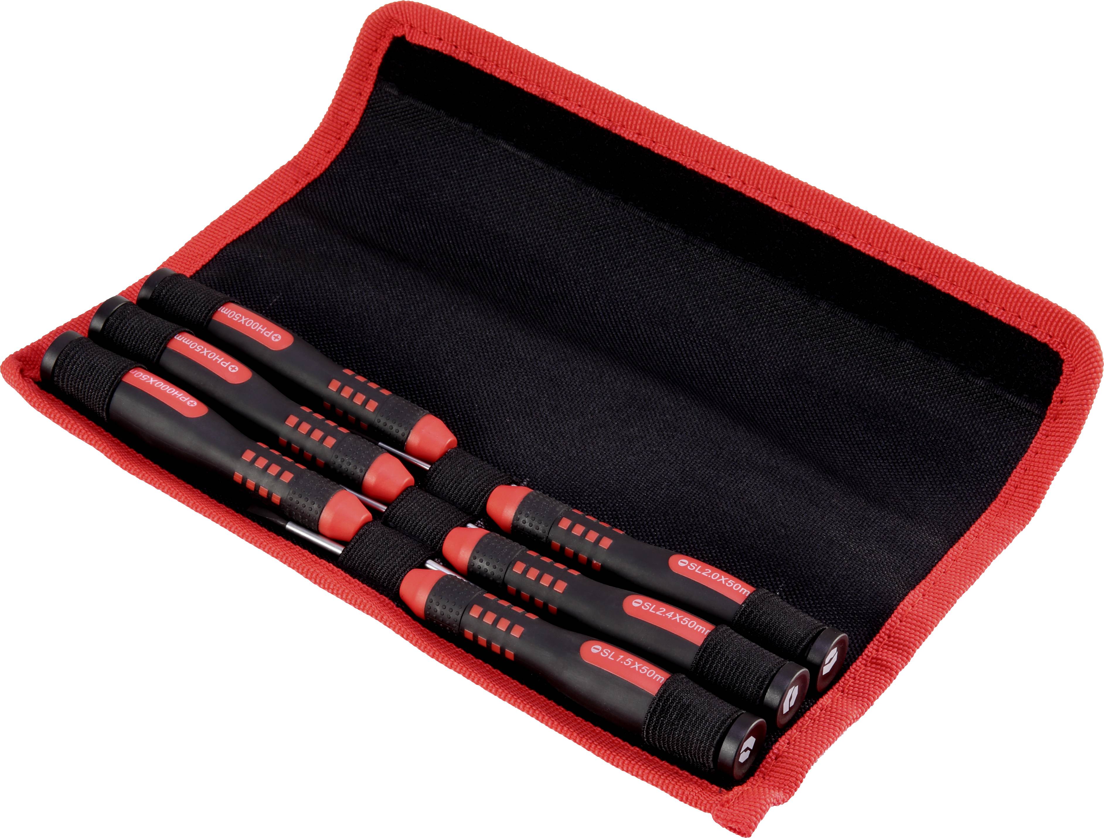 RC Logger Schraubendreher-Set 6teilig Schlitz, Kreuzschlitz Phillips