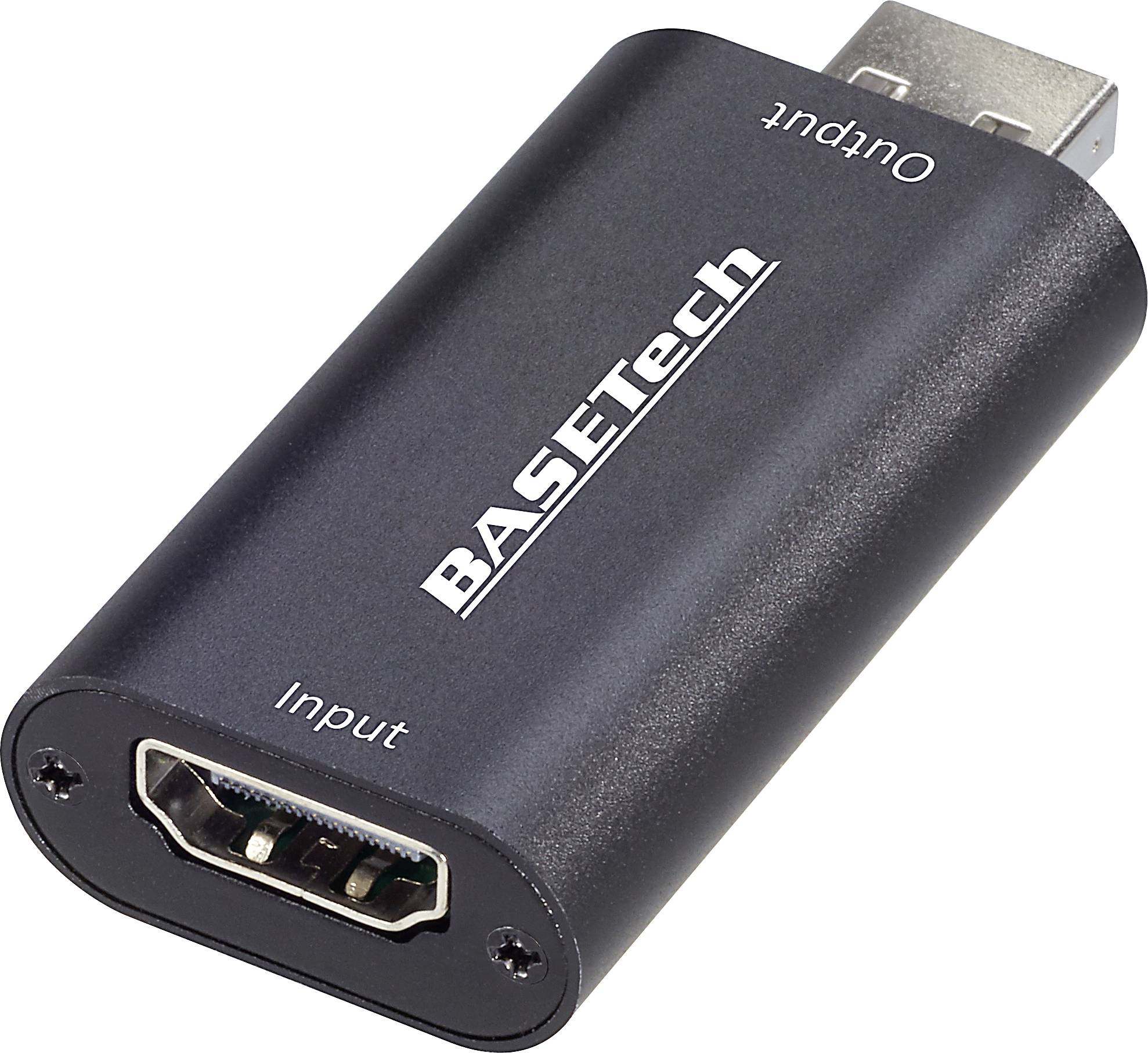 Basetech HDMI auf USB Game Capture / Video Grabber mit FullHD