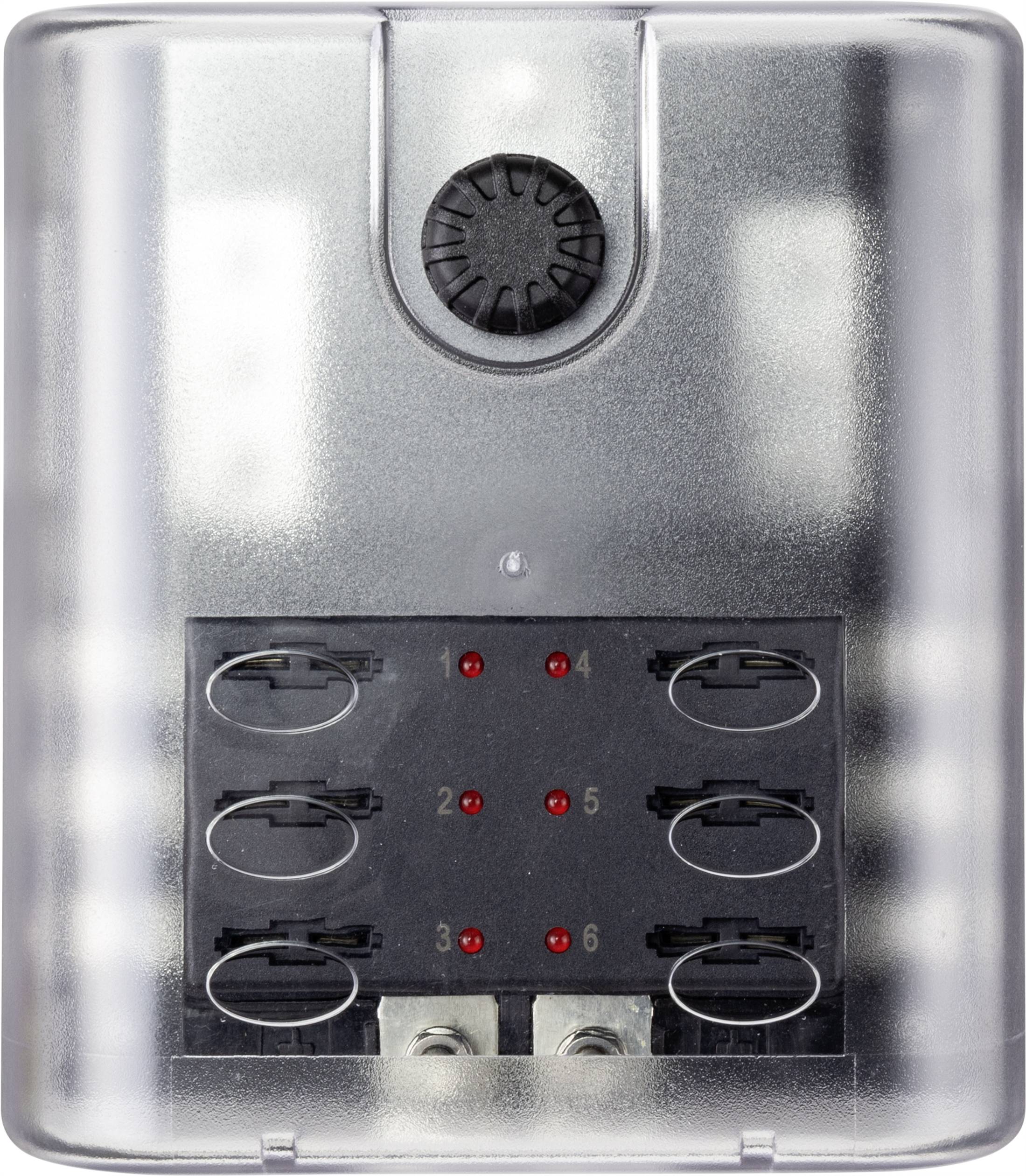 TRU COMPONENTS TC-9067924 KFZ-Sicherungshalter mit Statusanzeige Passend für (Sicherungen) Flachsicherung Standard 30A 32 V/DC