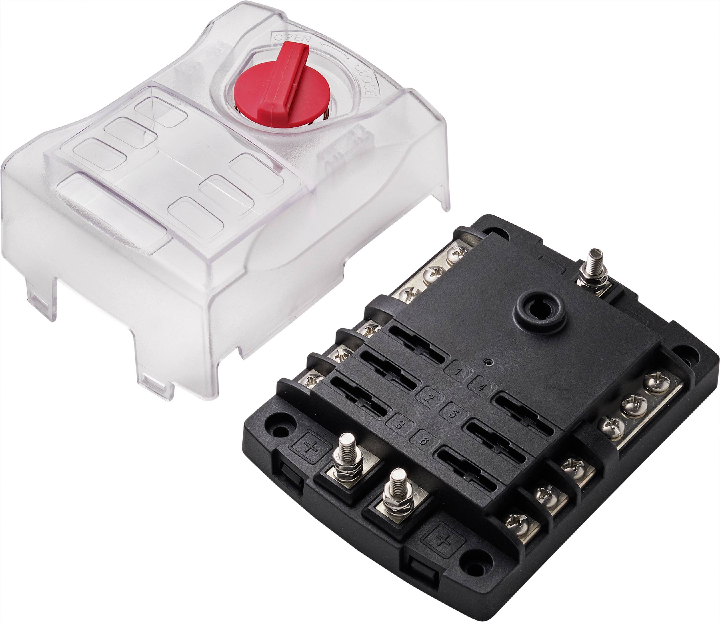 TRU COMPONENTS TC-9067932 KFZ-Sicherungshalter Passend für (Sicherungen) Flachsicherung Standard 30A 32 V/DC 1St.