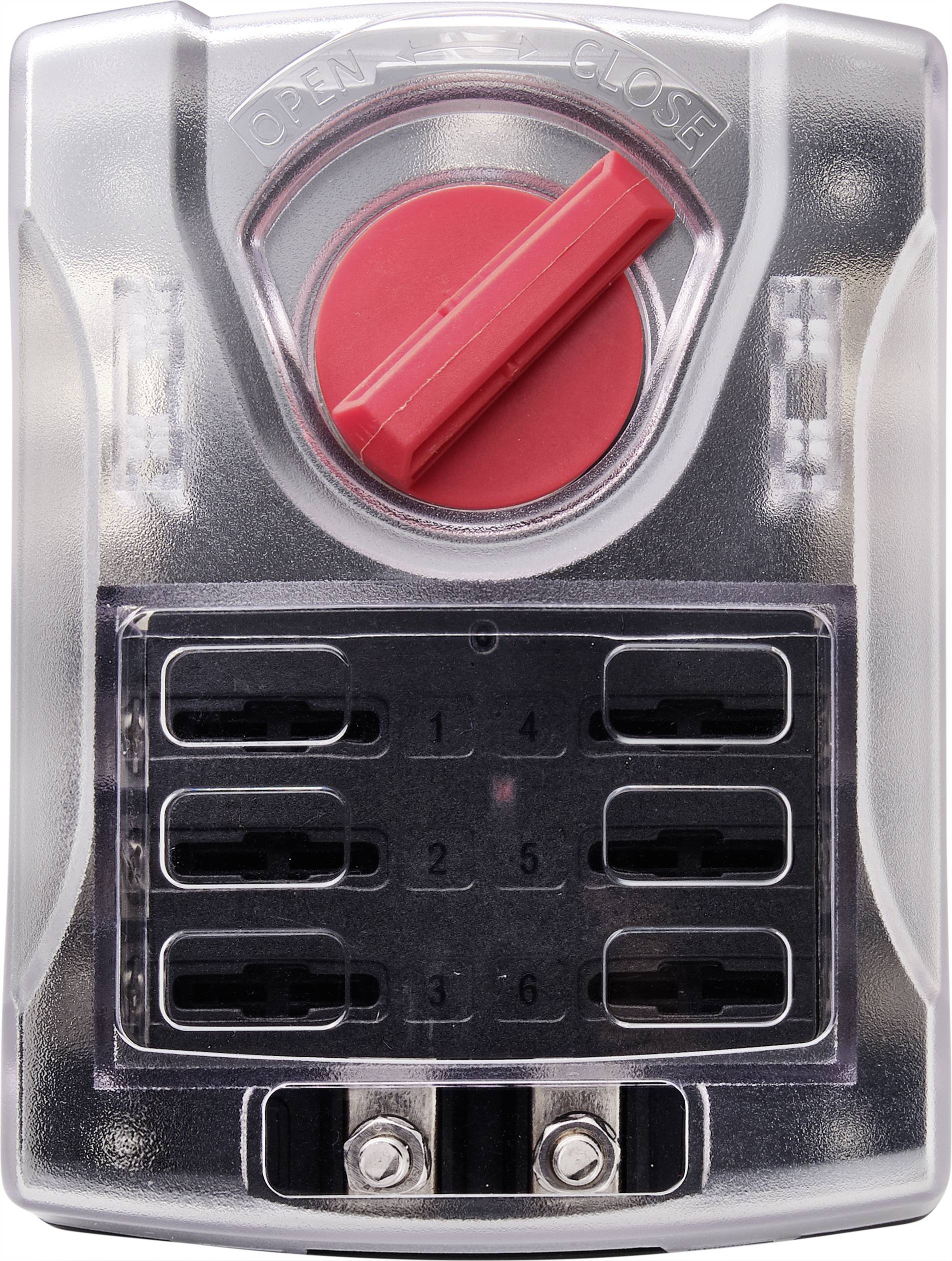 TRU COMPONENTS TC-9067932 KFZ-Sicherungshalter Passend für (Sicherungen) Flachsicherung Standard 30A 32 V/DC 1St.