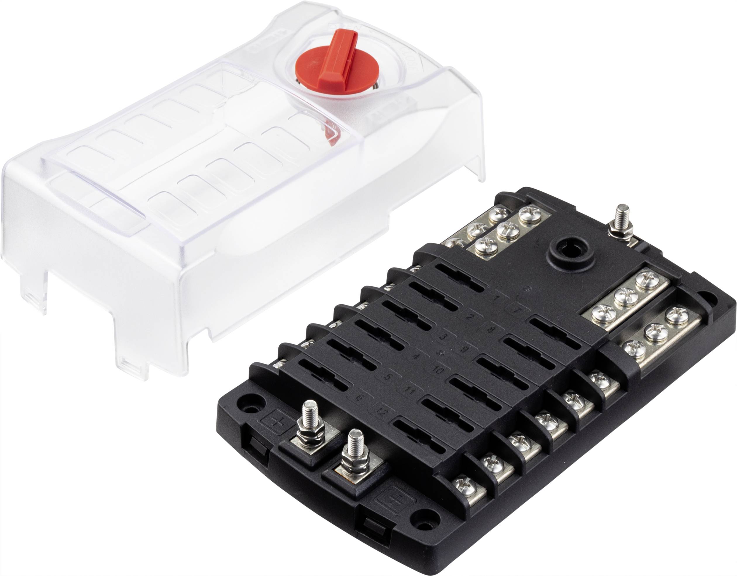 TRU COMPONENTS TC-9067936 KFZ-Sicherungshalter Passend für (Sicherungen) Flachsicherung Standard 30A 32 V/DC 1St.