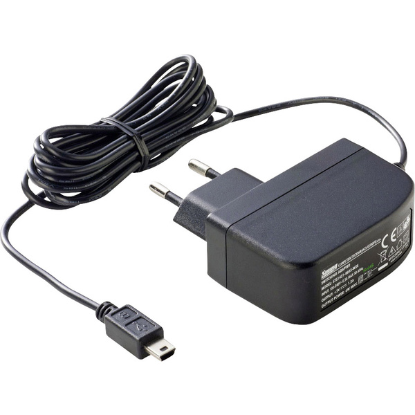 Dehner Elektronik SYS 1638-0605-W2E (mini USB type B-S) Steckernetzteil, Festspannung 5 V/DC 1.2 A