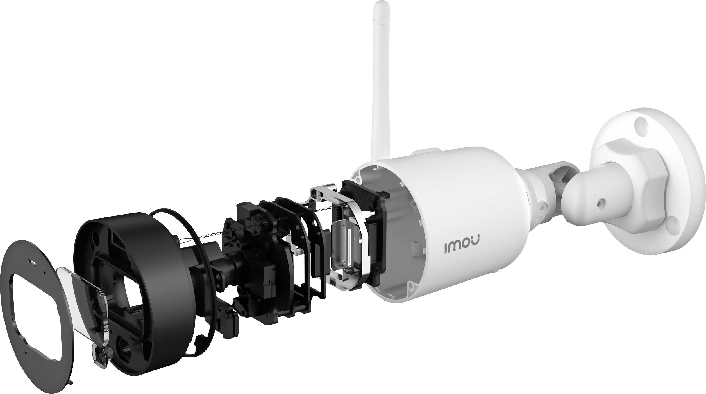 IMOU Bullet Lite 4 MP IM-IPC-G42P-0280B-imou LAN, WLAN IP Überwachungskamera 2560 x 1440 Pixel