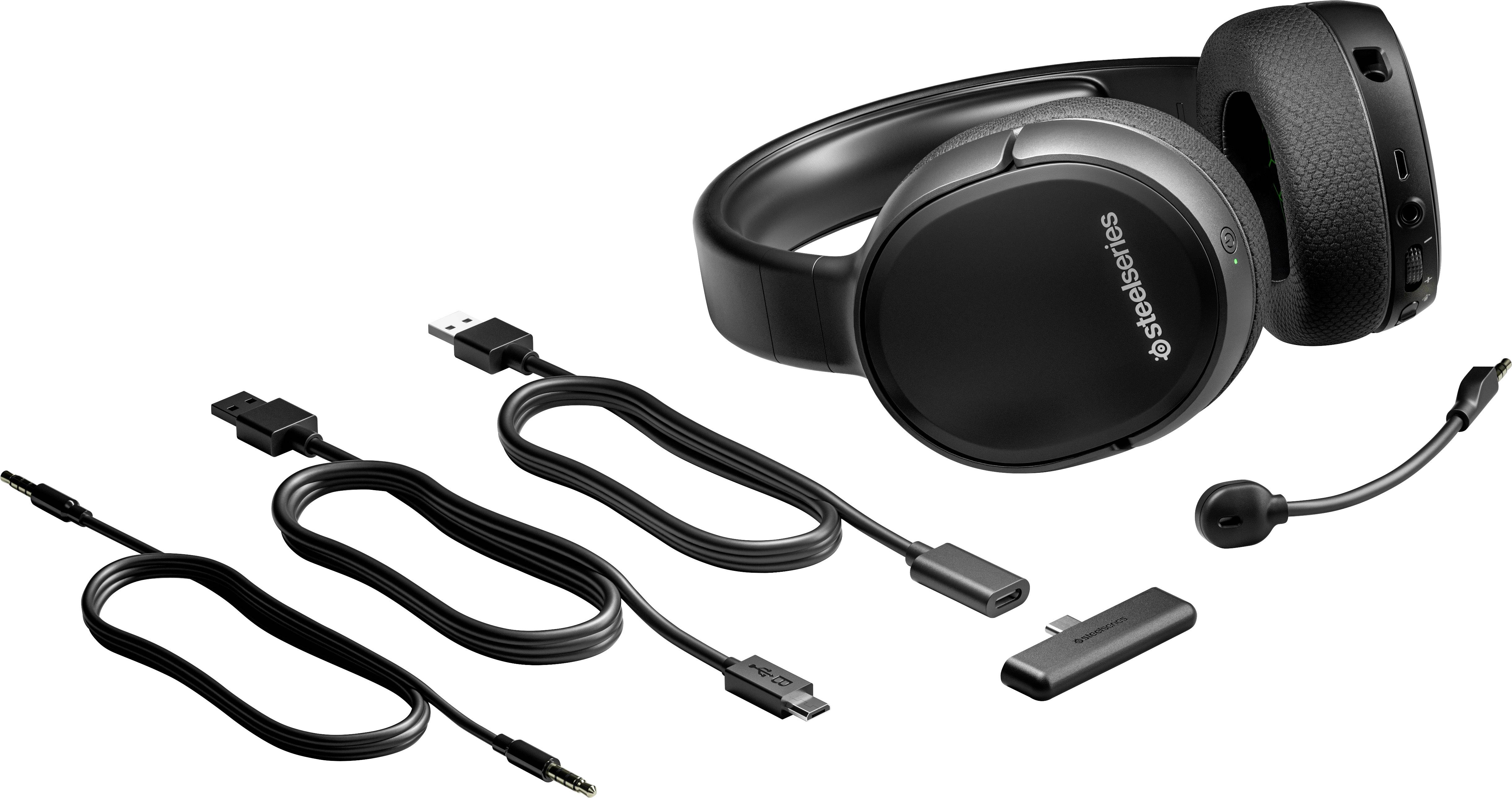 Steelseries Arctis 1 Wireless for XBOX Gaming Headset 2.4GHz Funk, 3.5mm Klinke, USB-C schnurlos Over Ear Schwarz