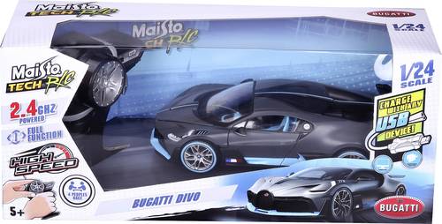 MaistoTech 82333 Bugatti Divo 1:24 RC Einsteiger Modellauto Elektro Straßenmodell Heckantrieb (2WD)